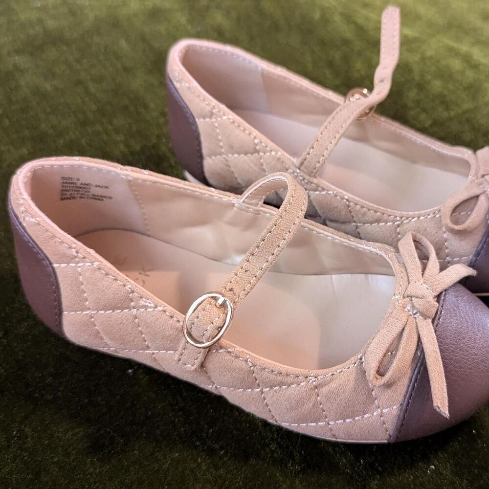 Janie-and-jack Tan and Brown Ballet-shoes